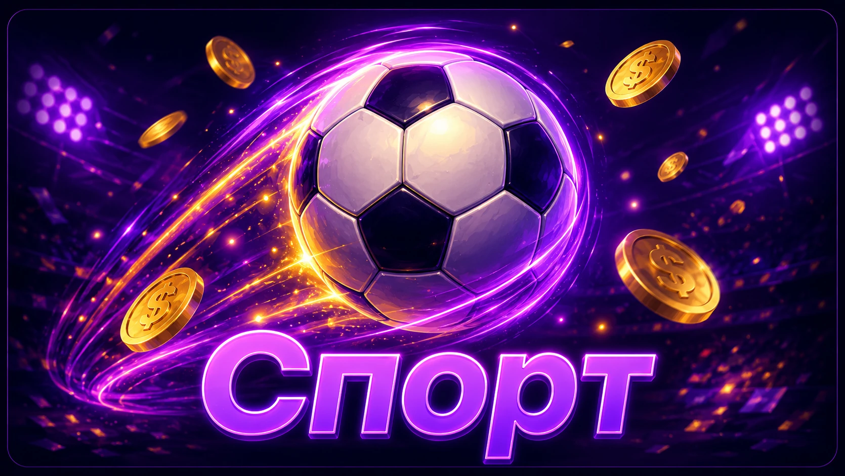 Спорт — футбольный мяч