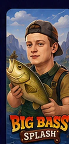 Big Bass Splash с мультяшным персонажем MELLSTROY